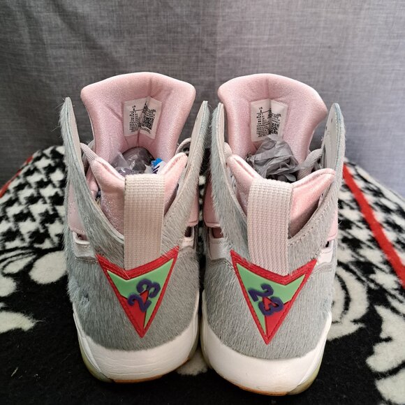 %Size 8 Men Nike Air Jordan 7 Retro SE Hare 2.0 grey pink AJ 3 main image 5